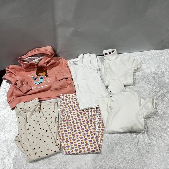 Janie and Jack Other - Lot bundle Of 6 Pieces Mix Kids Clothing Tops And Leggings Size 6 Girls